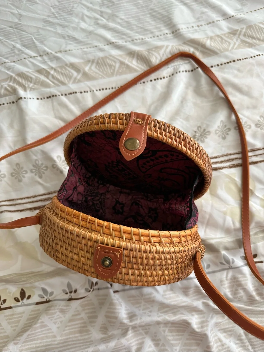 Round Crossbody Bag